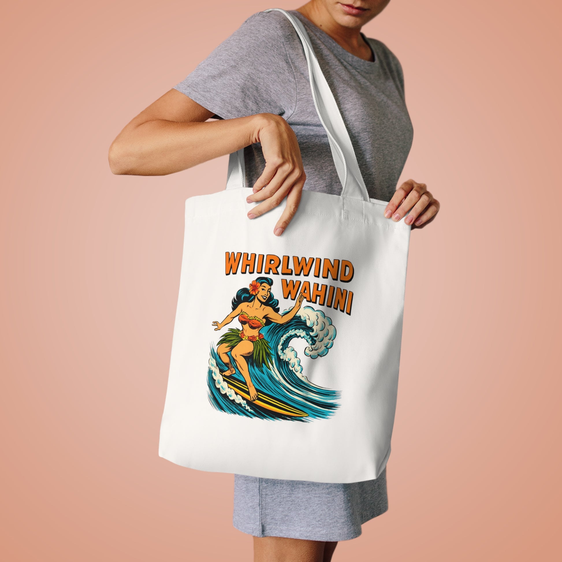 Whirlwind Wahini Tote Bag - Retro Au Go Go