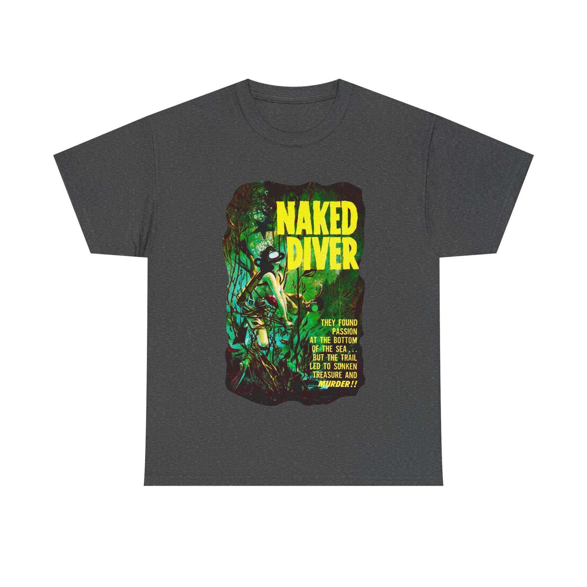 Naked Diver T-shirt - Retro Au Go Go