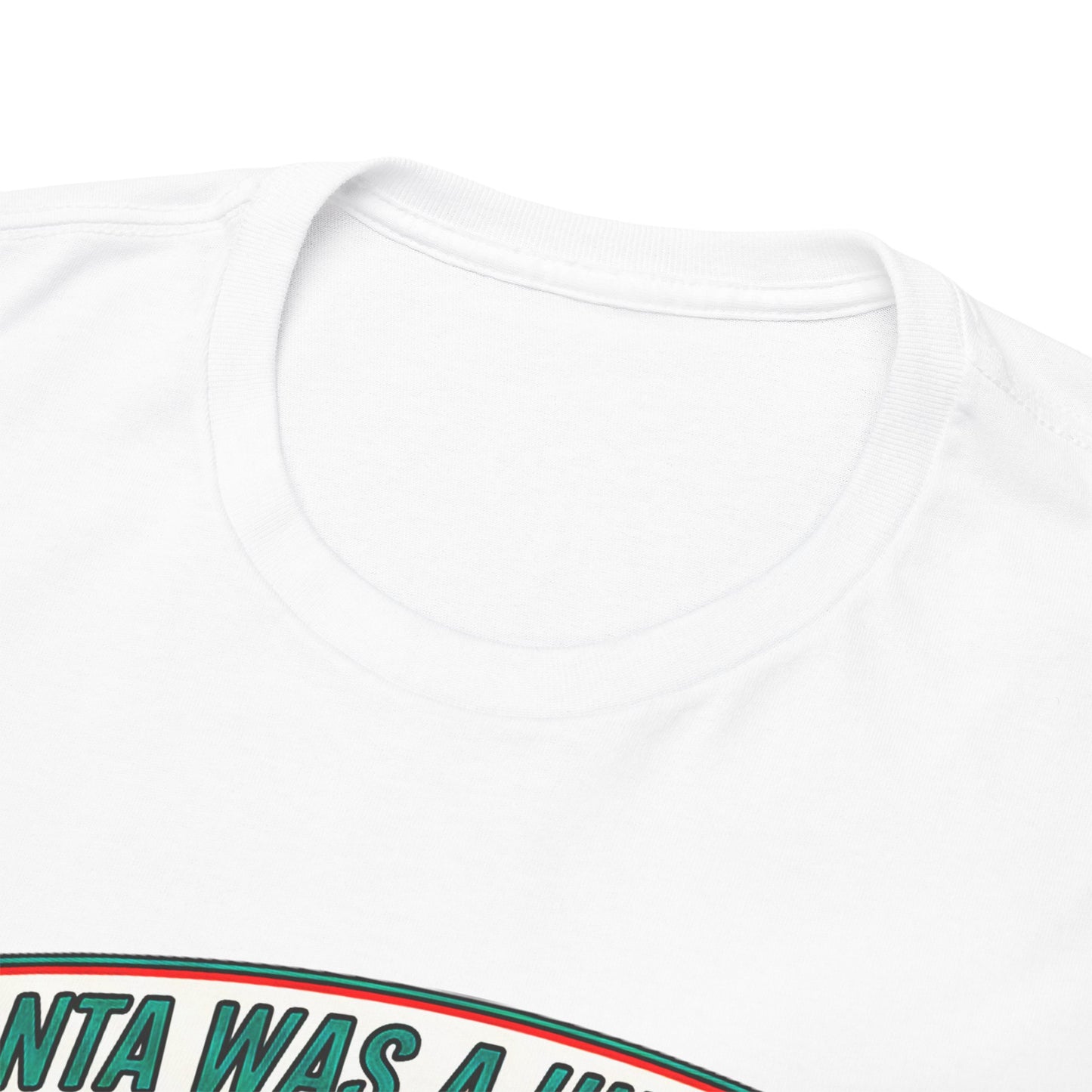 Santa Was A Hipster Christmas T-shirt - Retro Au Go Go