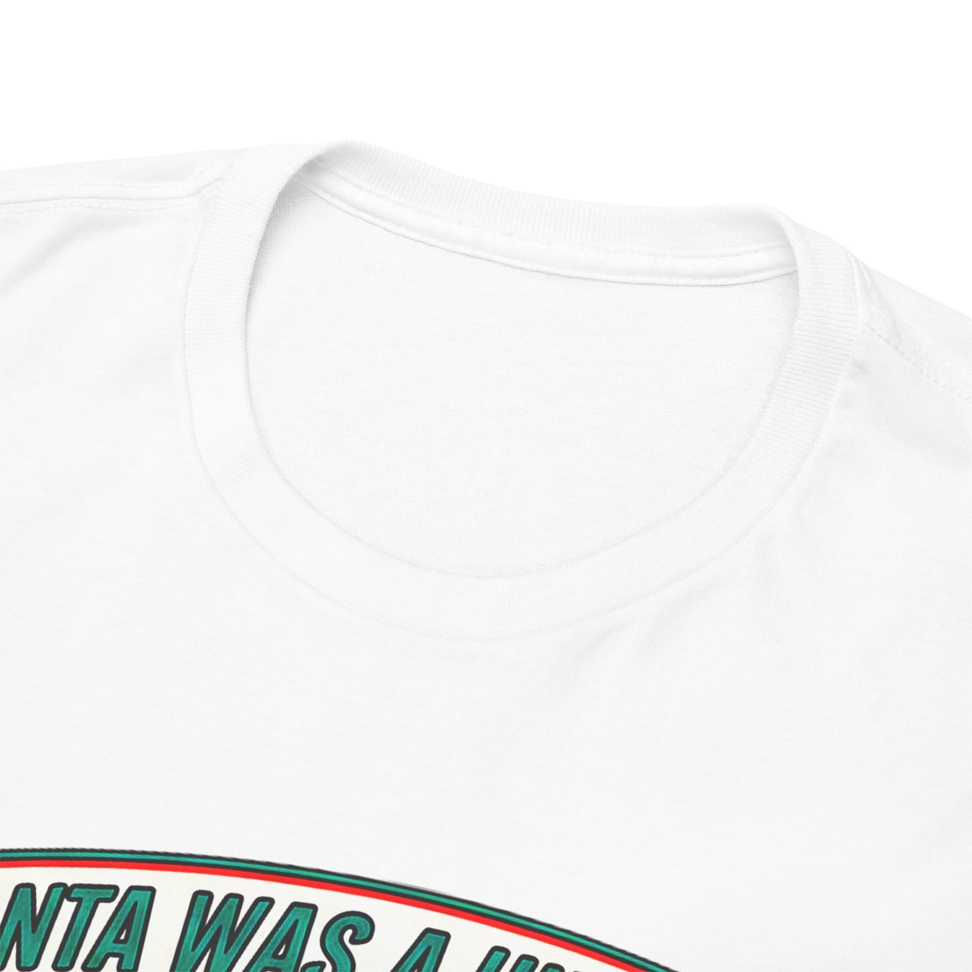 Santa Was A Hipster Christmas T-shirt - Retro Au Go Go