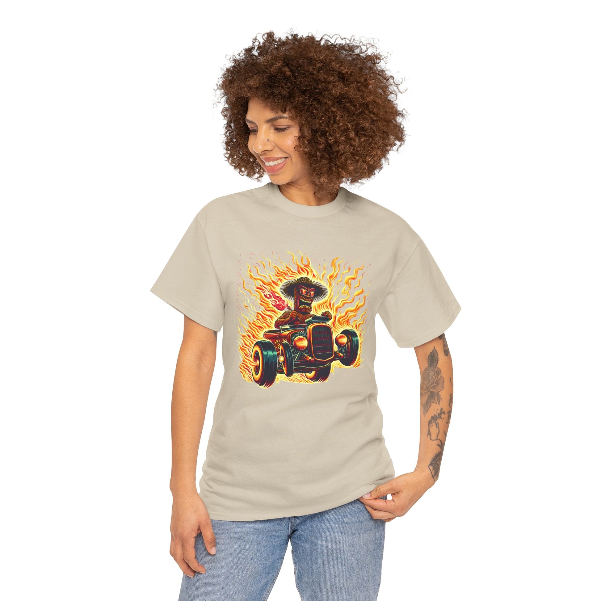 Tiki Hotrodder T-shirt - Retro Au Go Go