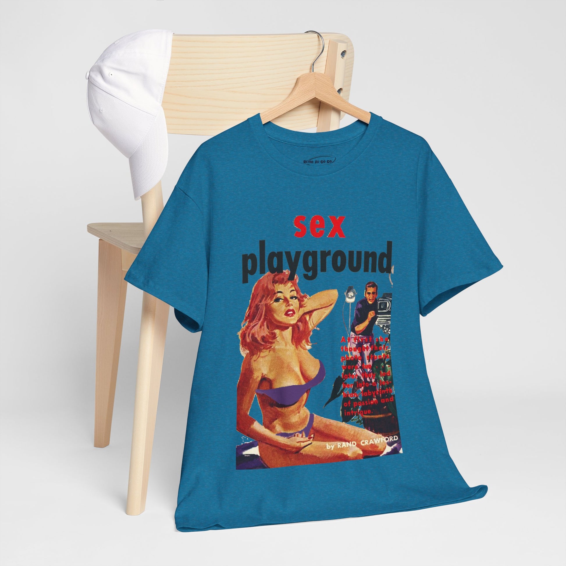 Sex Playground T-shirt - Retro Au Go Go