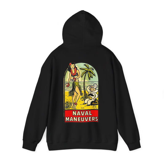 Retro Naval Maneuvers Hooded Sweatshirt