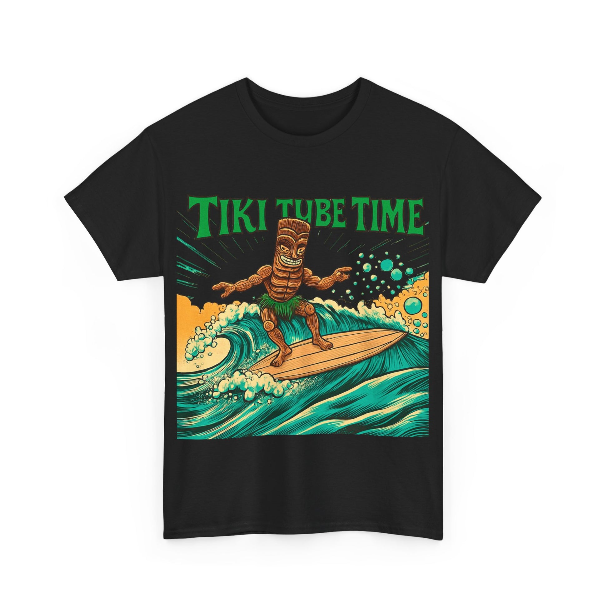 Tiki Tube Time T-shirt - Retro Au Go Go