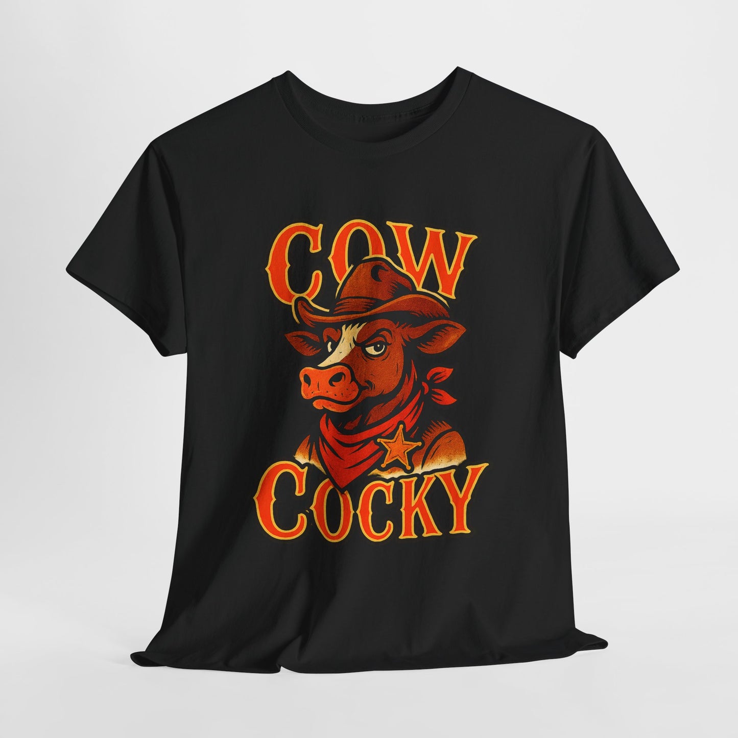 Cow Cocky T-Shirt - Retro Au Go Go