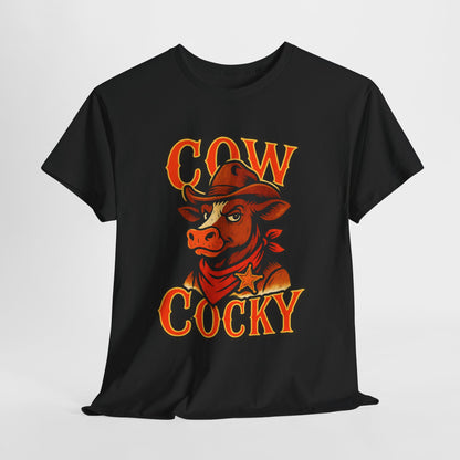 Cow Cocky T-Shirt - Retro Au Go Go