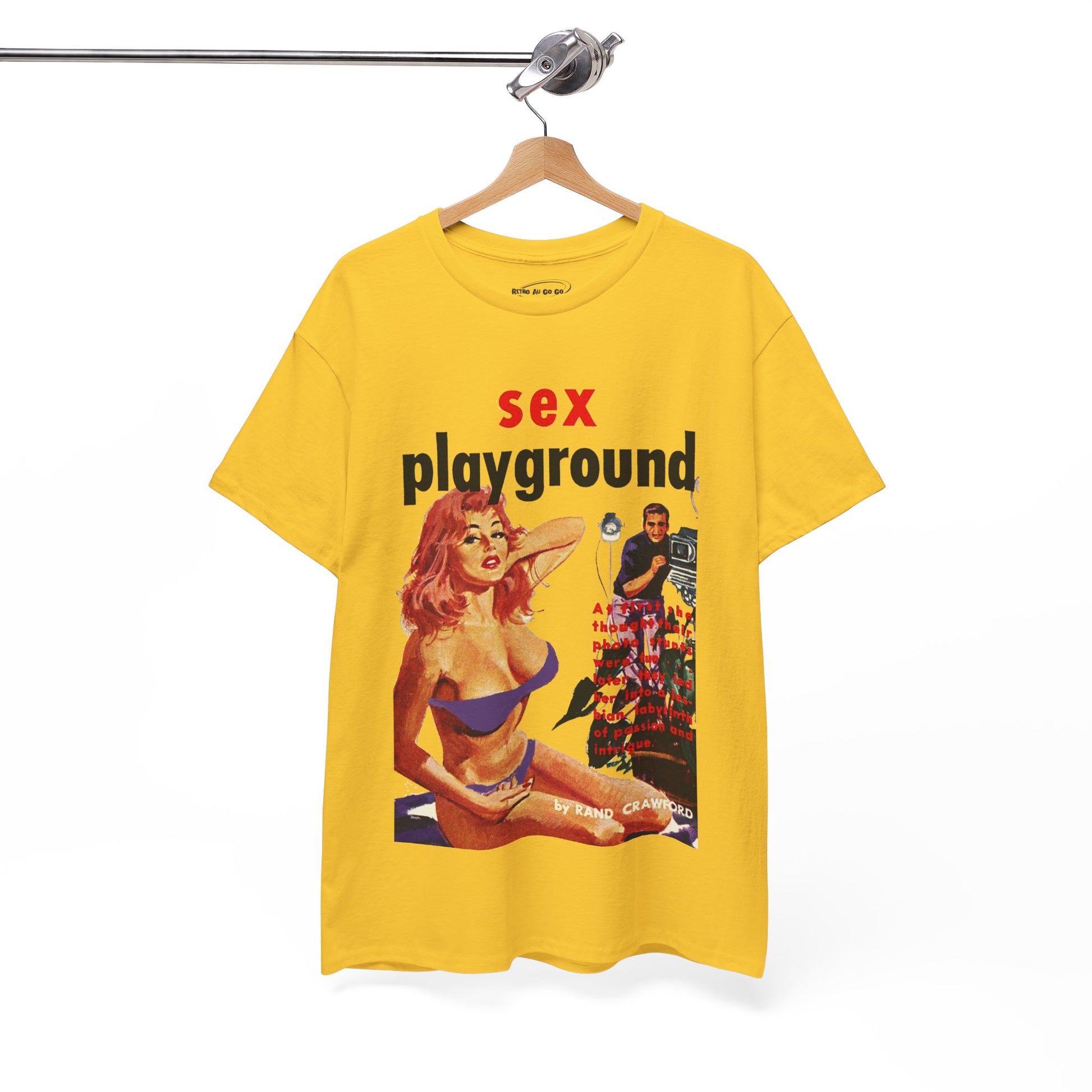 Sex Playground T-shirt - Retro Au Go Go