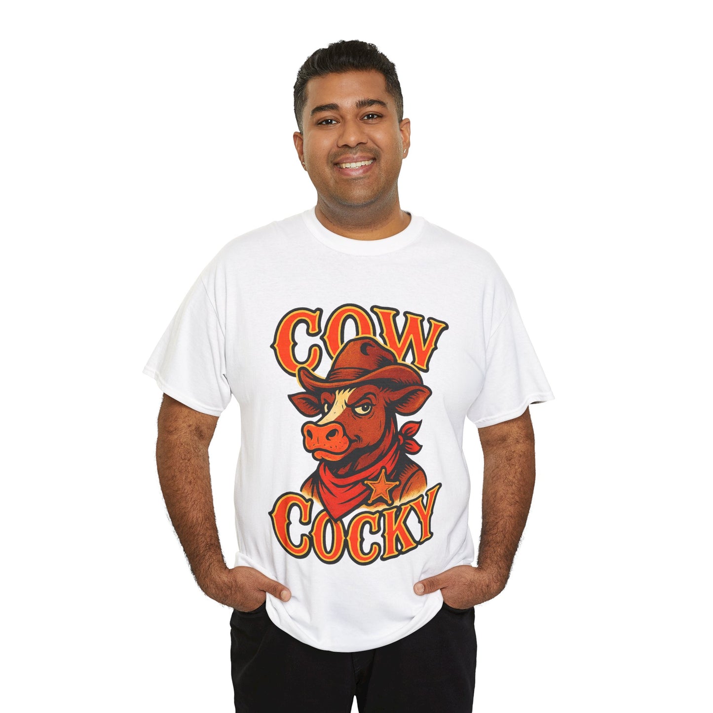 Cow Cocky T-Shirt - Retro Au Go Go