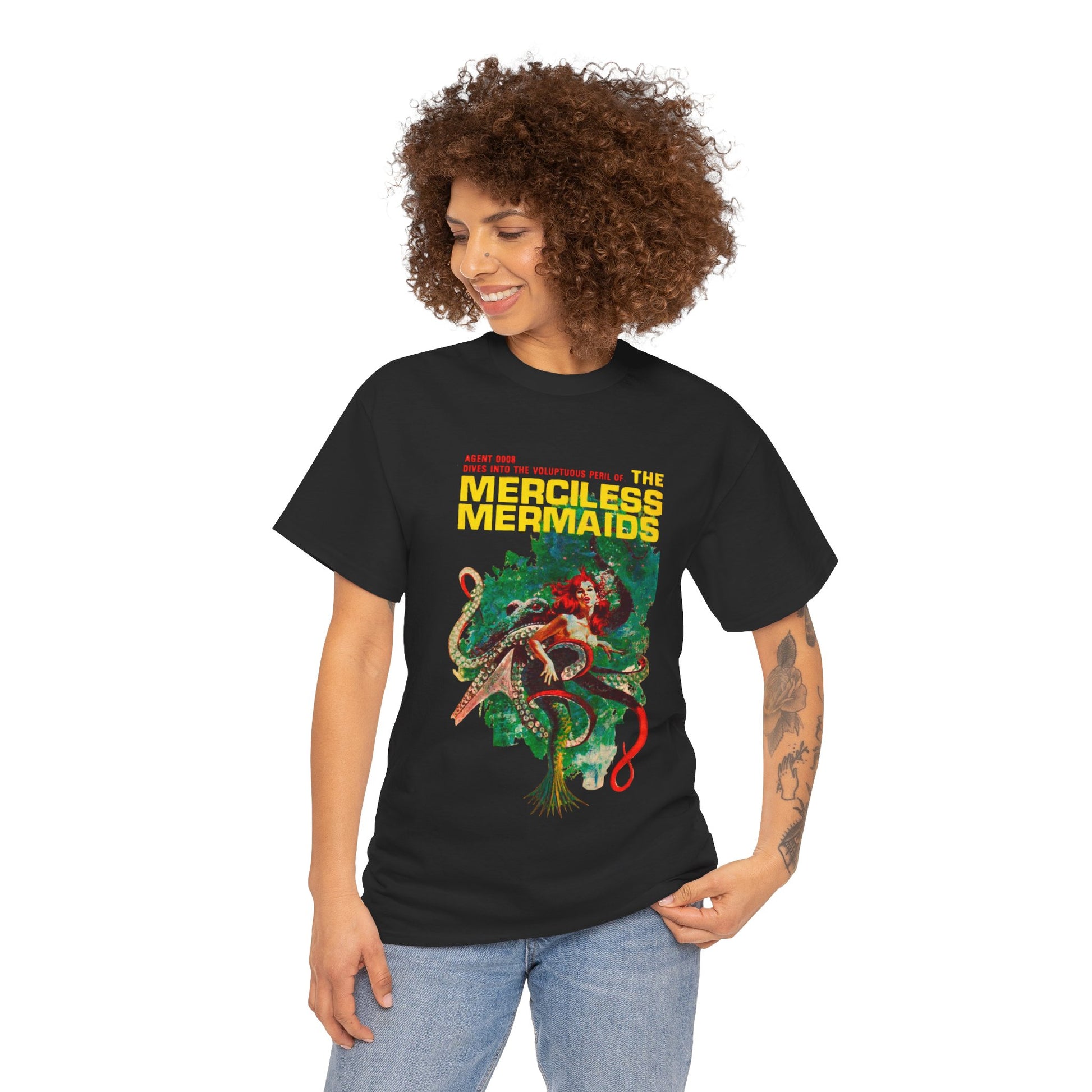 Merciless Mermaids T-shirt - Retro Au Go Go