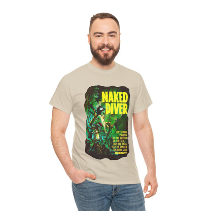 Naked Diver T-shirt - Retro Au Go Go