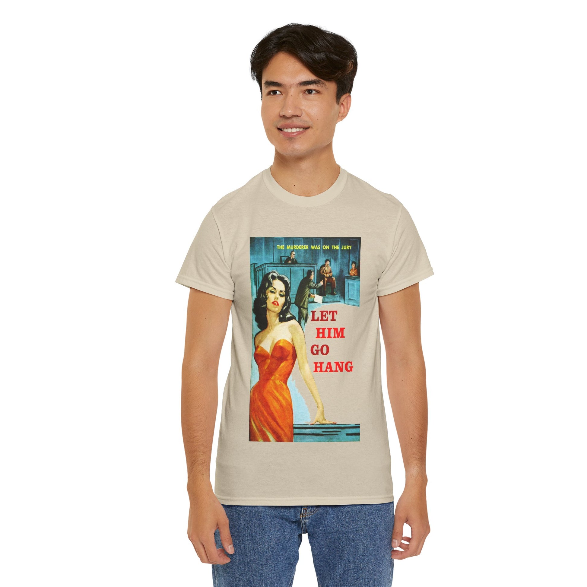 Let Him Go Hang T-shirt - Retro Au Go Go