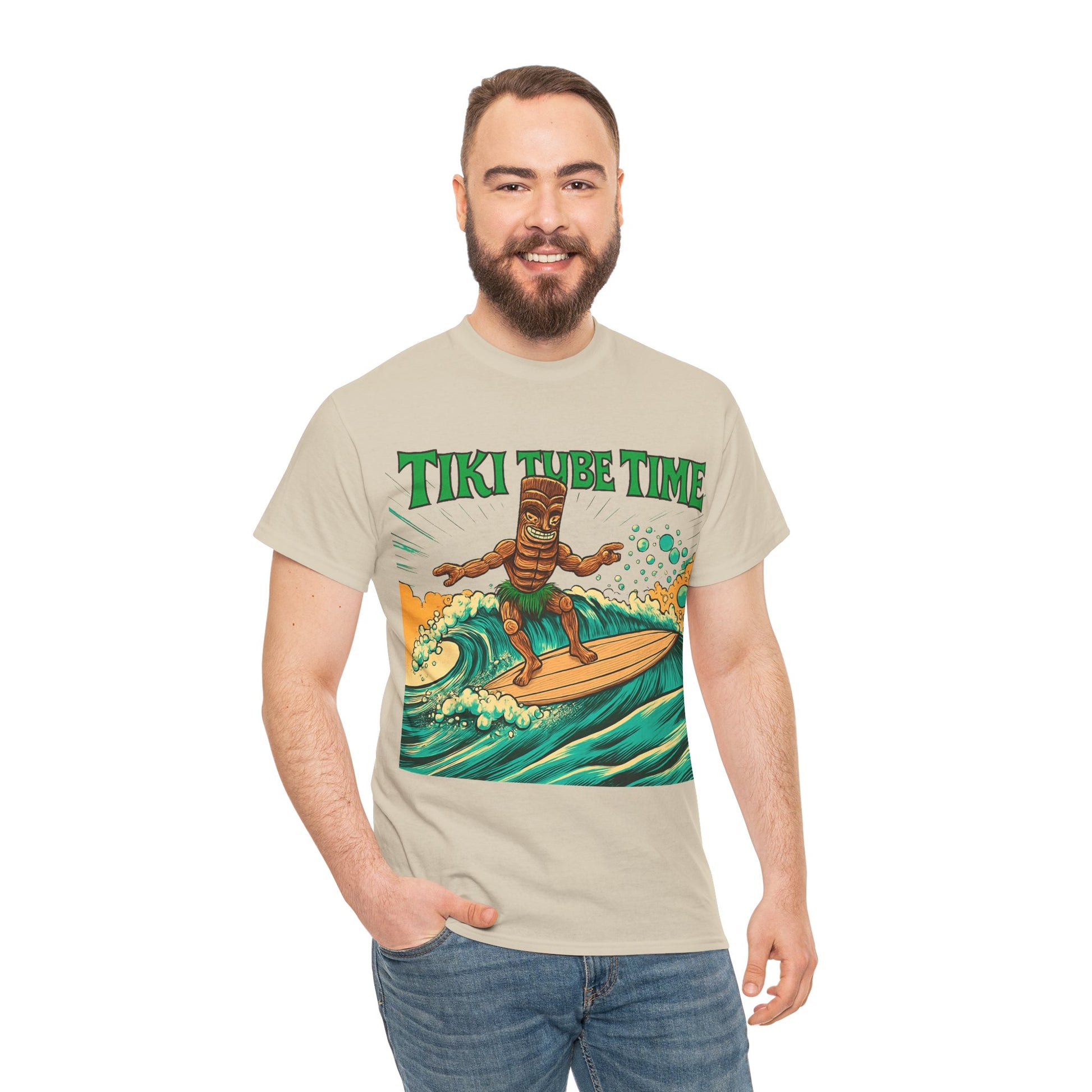 Tiki Tube Time T-shirt - Retro Au Go Go