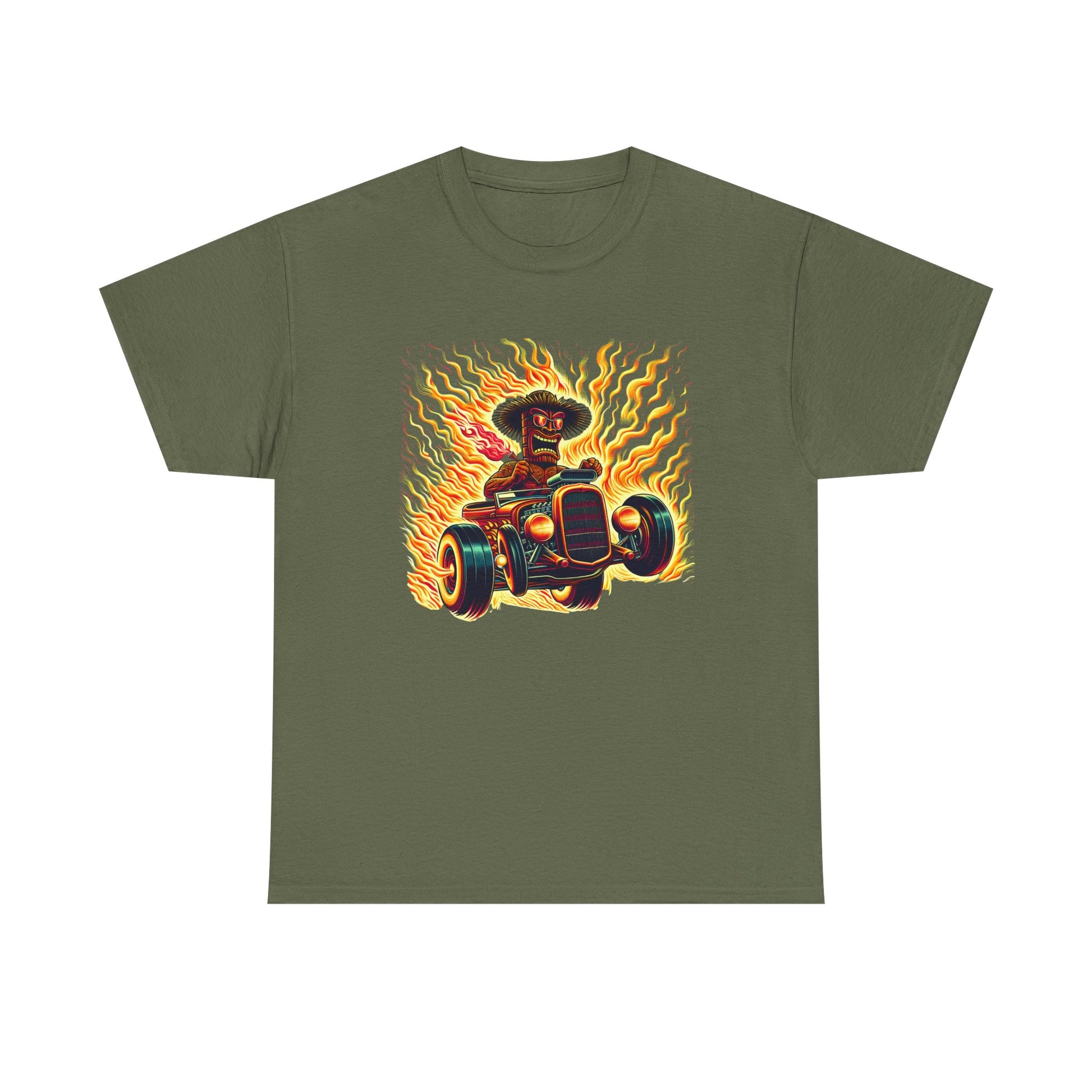 Tiki Hotrodder T-shirt - Retro Au Go Go
