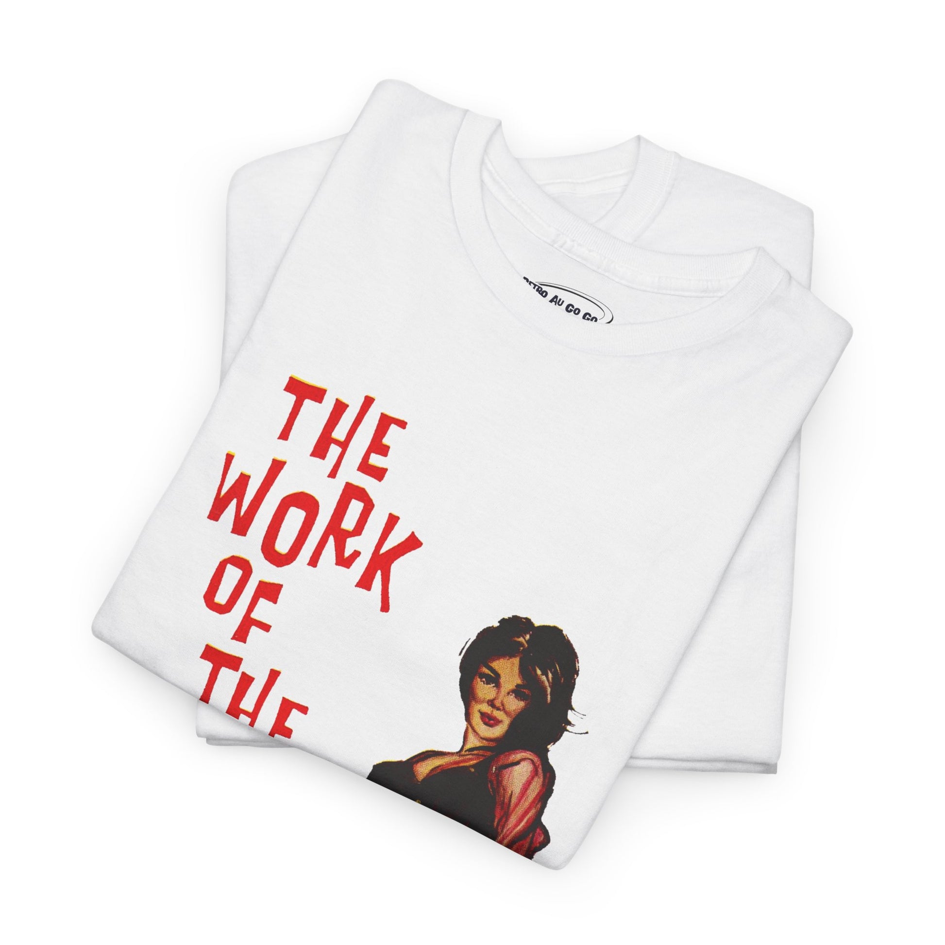 The Work Of The Devil T-shirt - Retro Au Go Go