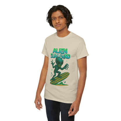 Alien Surf Fiend T-shirt - Retro Au Go Go