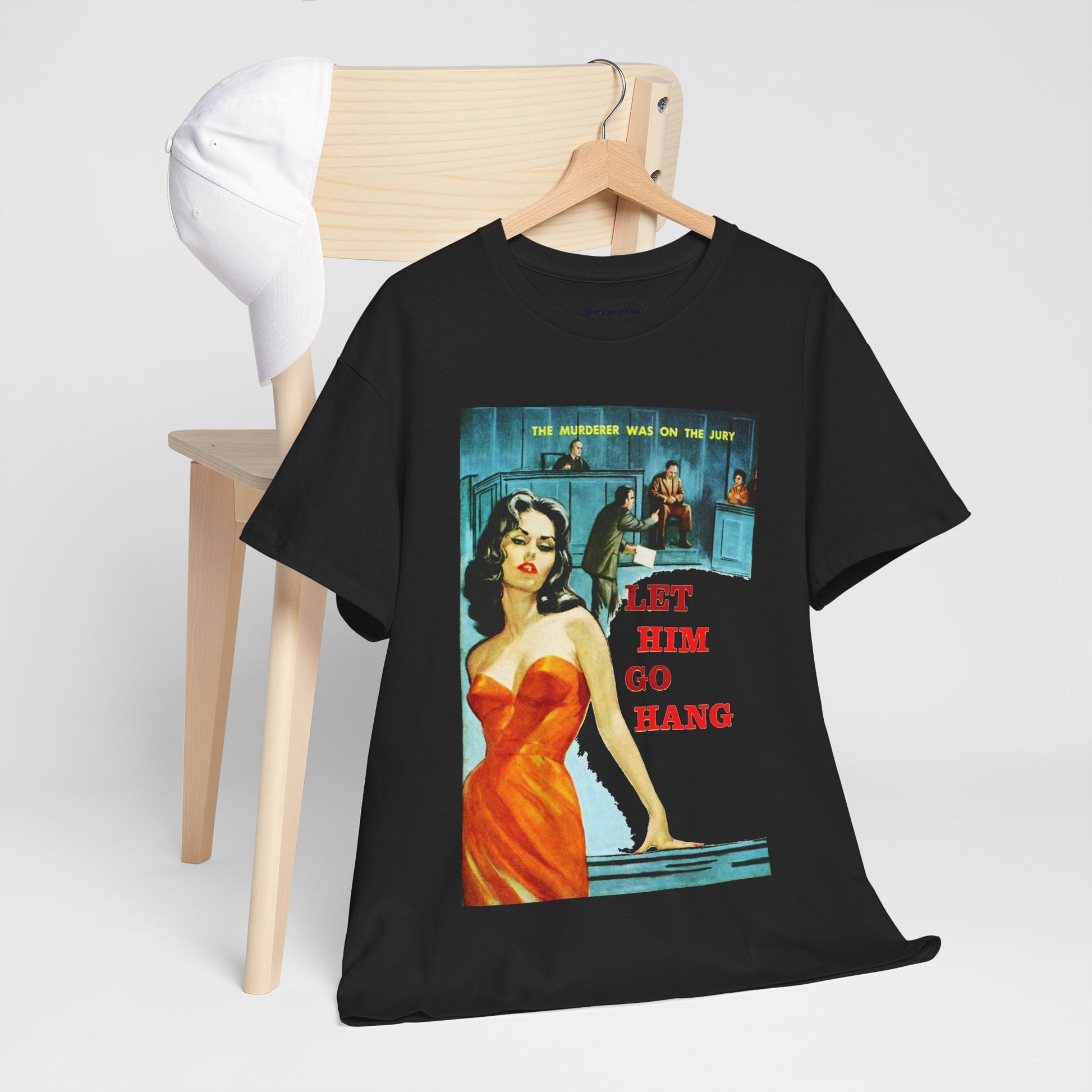 Let Him Go Hang T-shirt - Retro Au Go Go