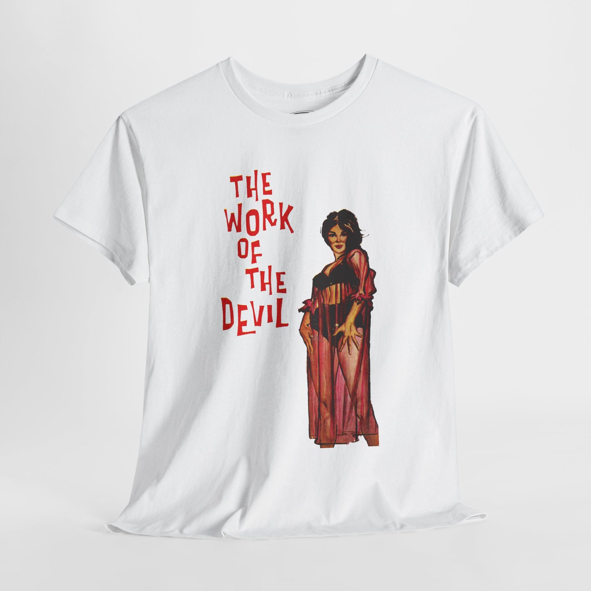 The Work Of The Devil T-shirt - Retro Au Go Go
