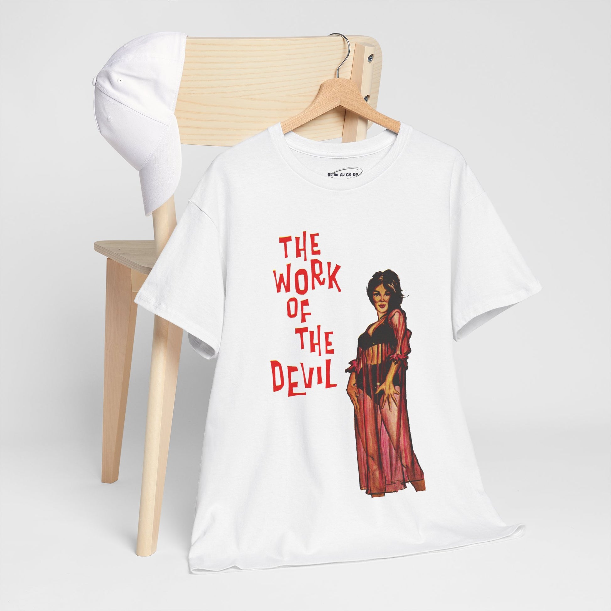 The Work Of The Devil T-shirt - Retro Au Go Go