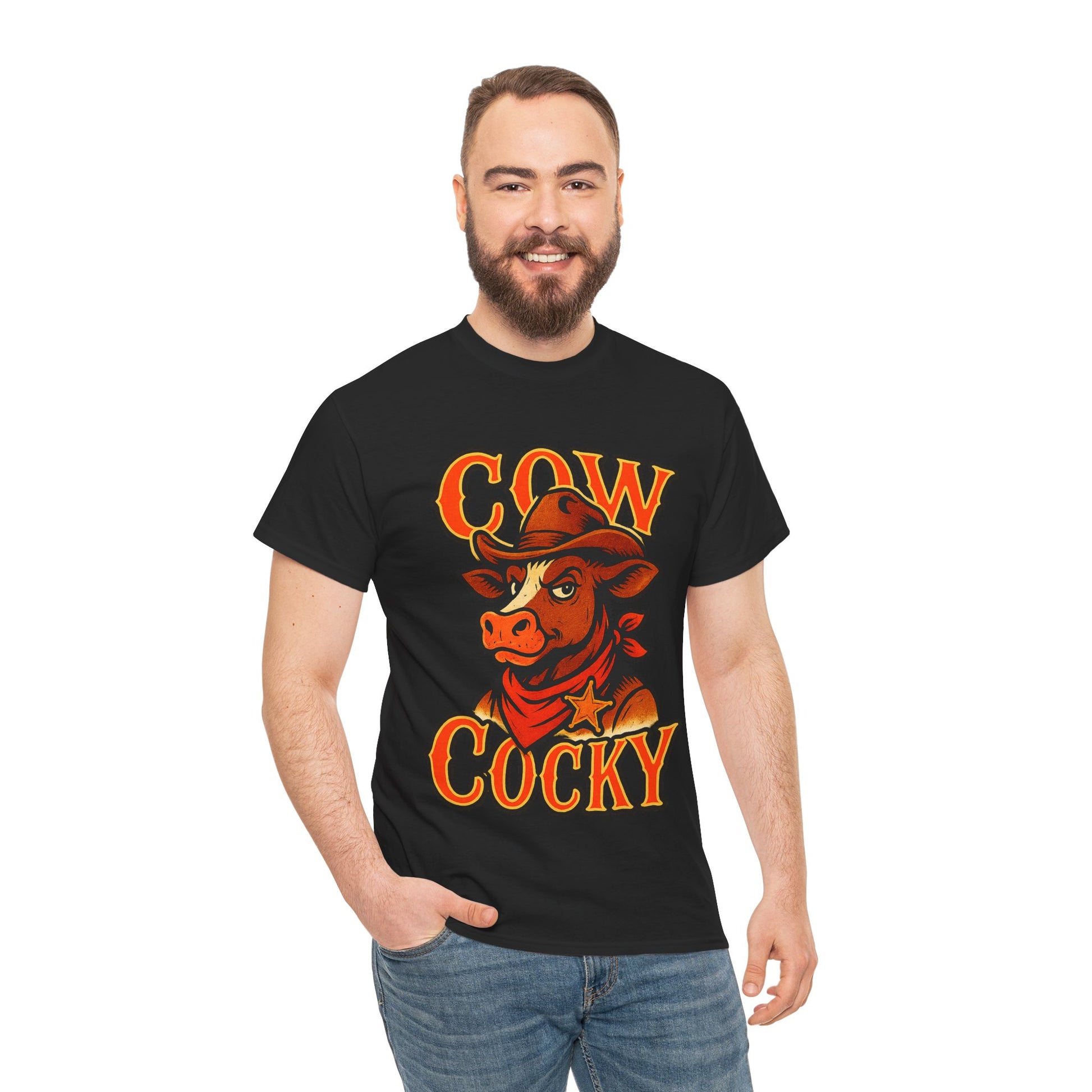 Cow Cocky T-Shirt - Retro Au Go Go