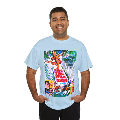 Ride The Wild Surf T-shirt - Retro Au Go Go