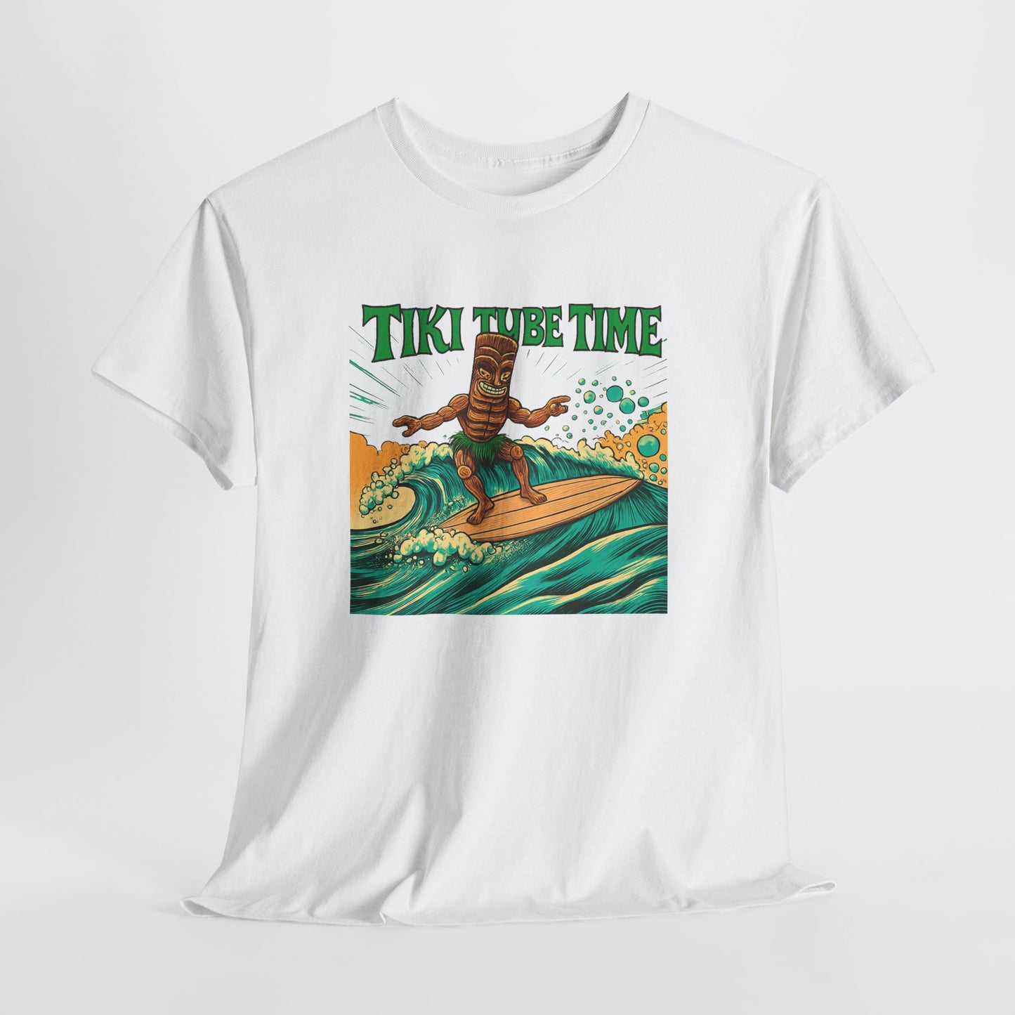 Tiki Tube Time T-shirt - Retro Au Go Go