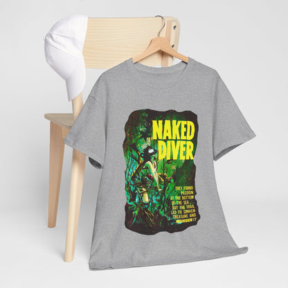 Naked Diver T-shirt - Retro Au Go Go