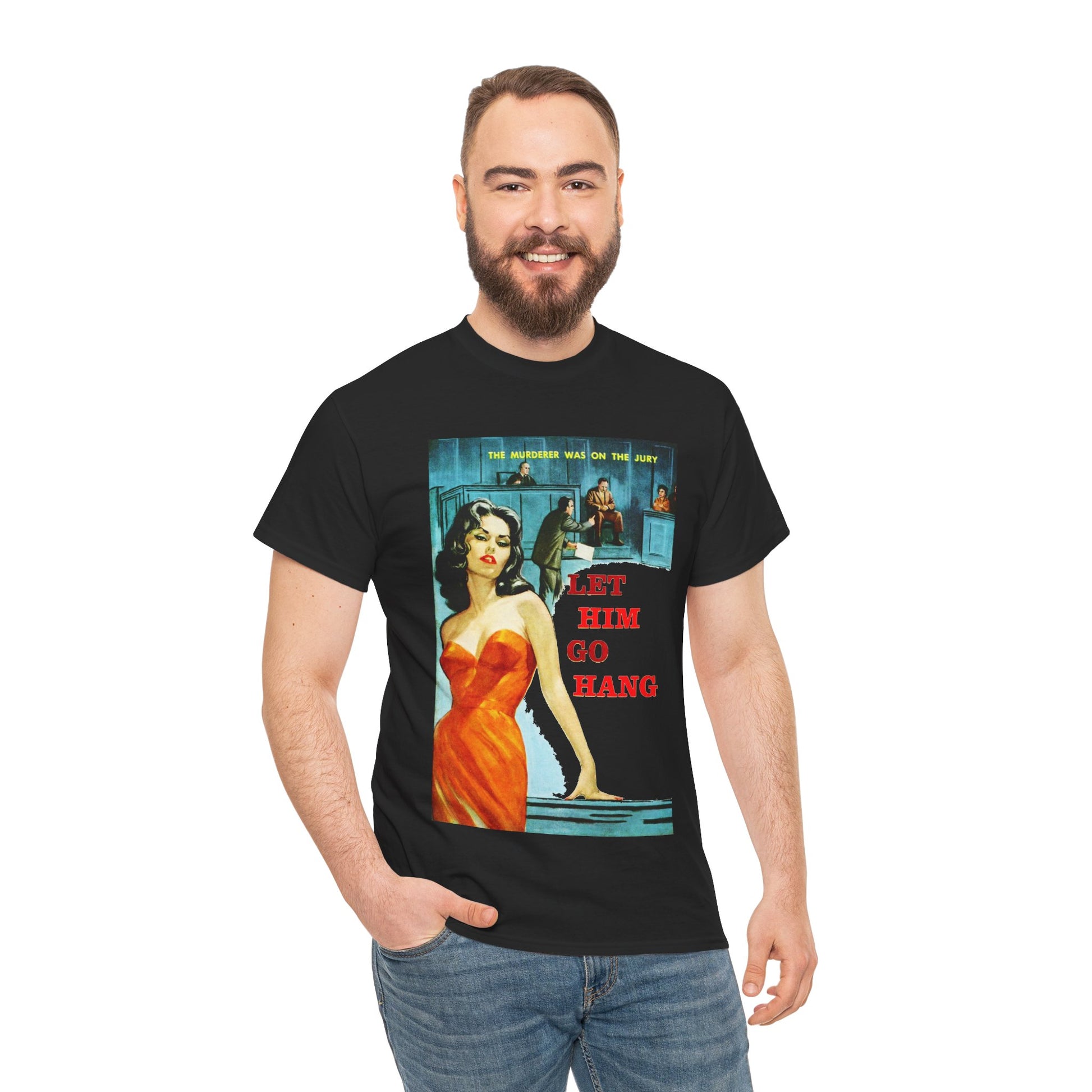 Let Him Go Hang T-shirt - Retro Au Go Go