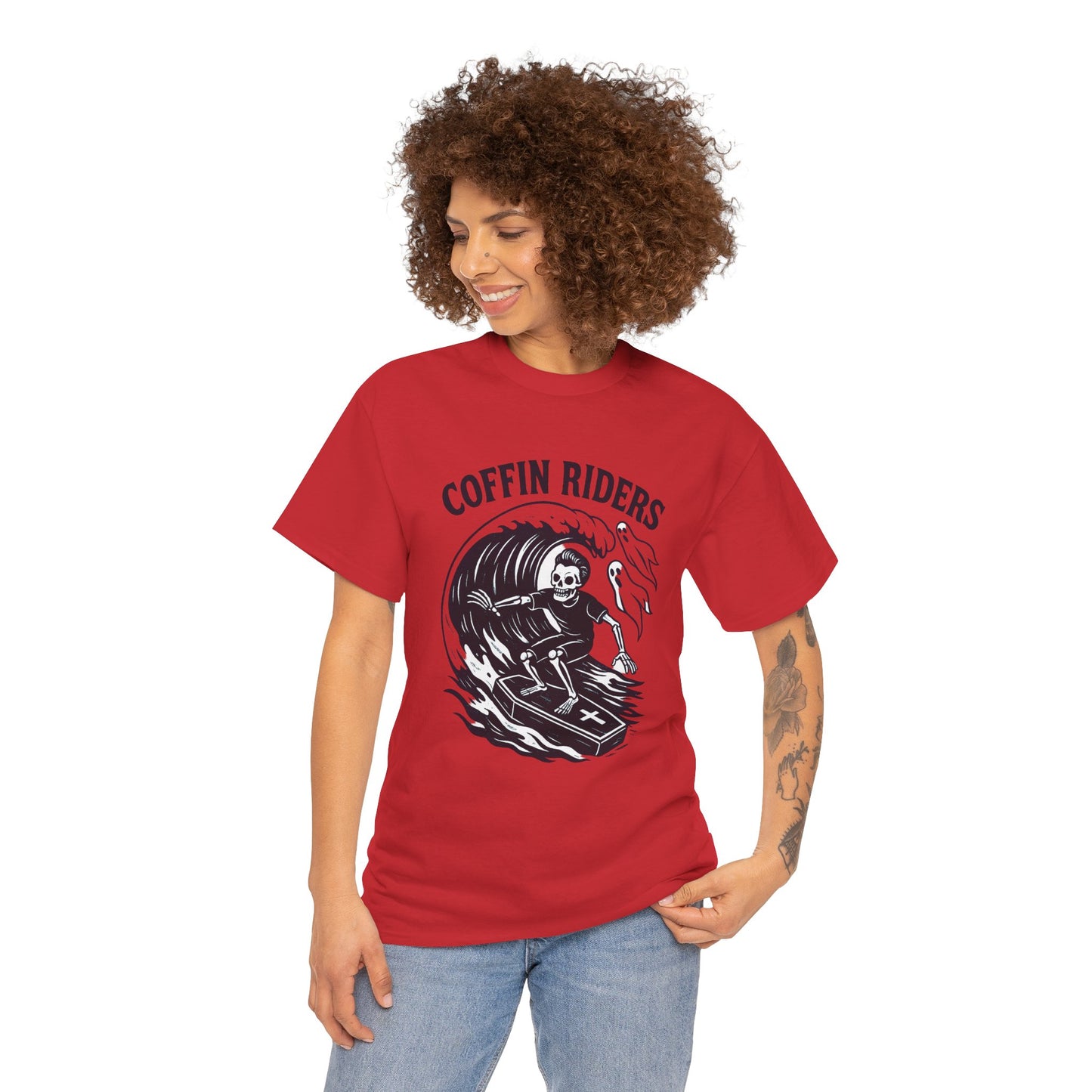 Coffin Riders T-shirt - Retro Au Go Go