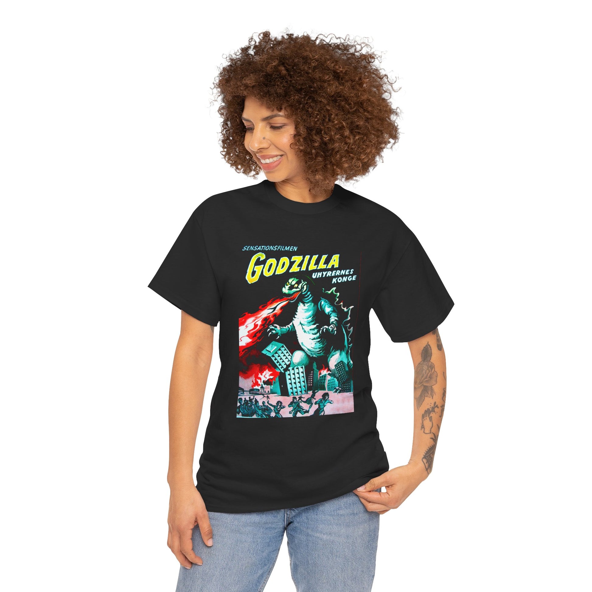 Godzilla T-shirt - Retro Au Go Go