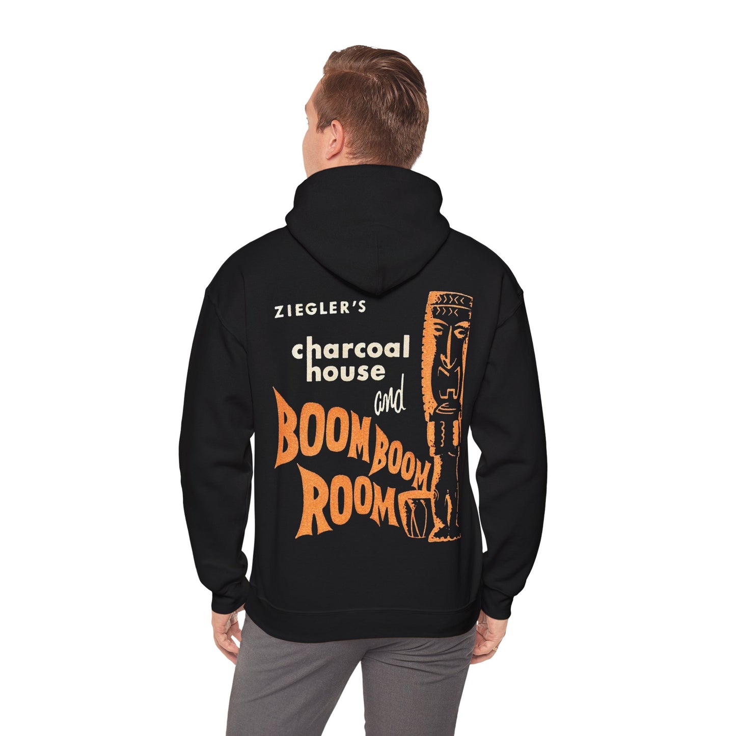 Retro Tiki Boom Boom Room Hooded Sweatshirt