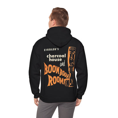 Retro Tiki Boom Boom Room Hooded Sweatshirt