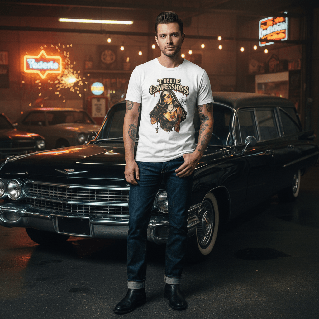 True Confessions T-Shirt - Retro Au Go Go