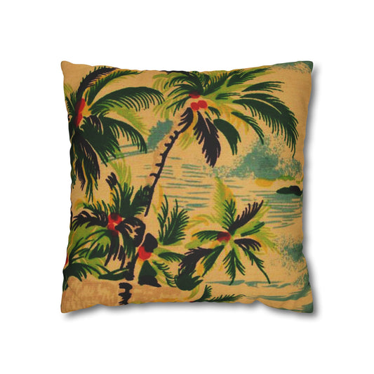 Vintage Hawaiian Cushion Cover