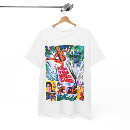 Ride The Wild Surf T-shirt - Retro Au Go Go