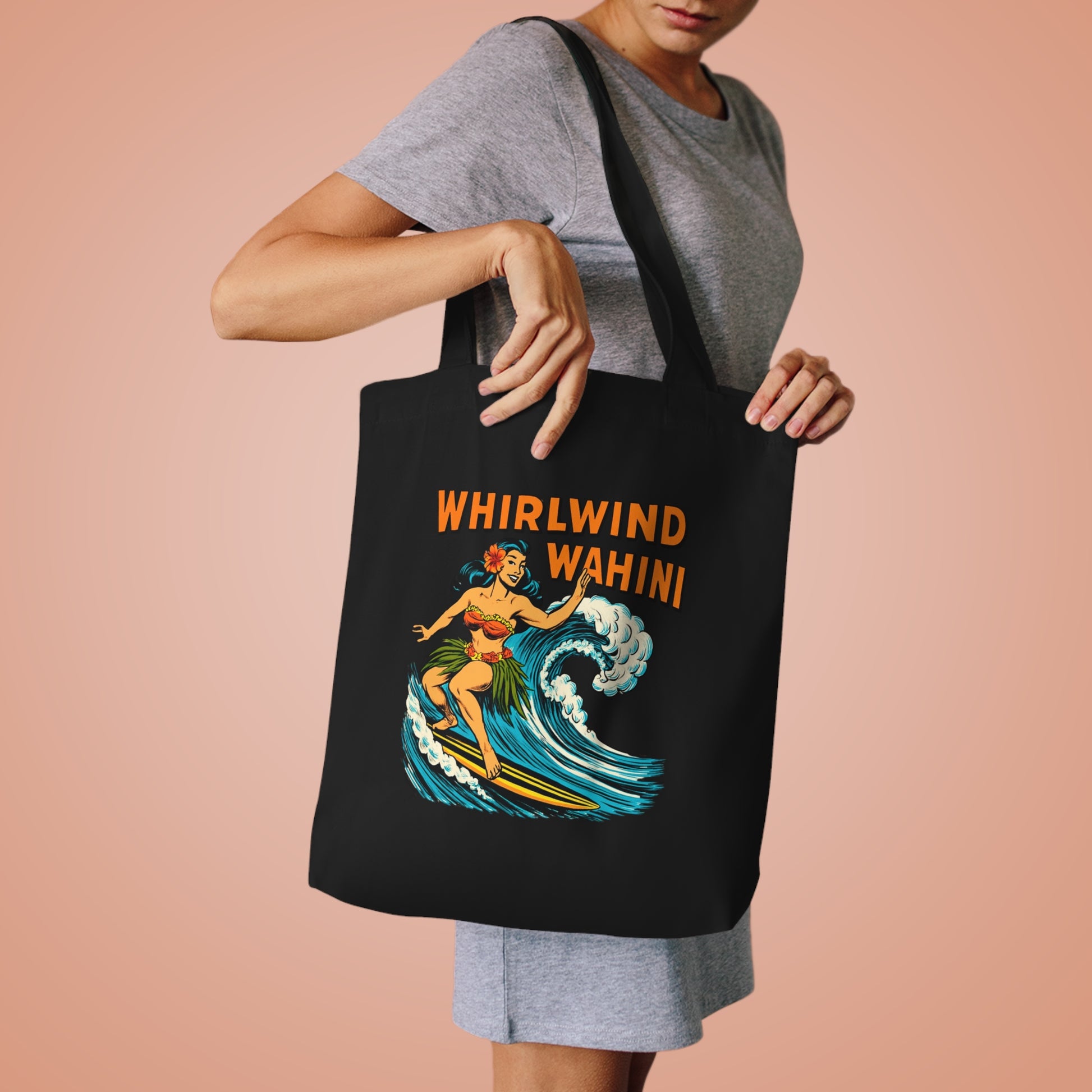 Whirlwind Wahini Tote Bag - Retro Au Go Go