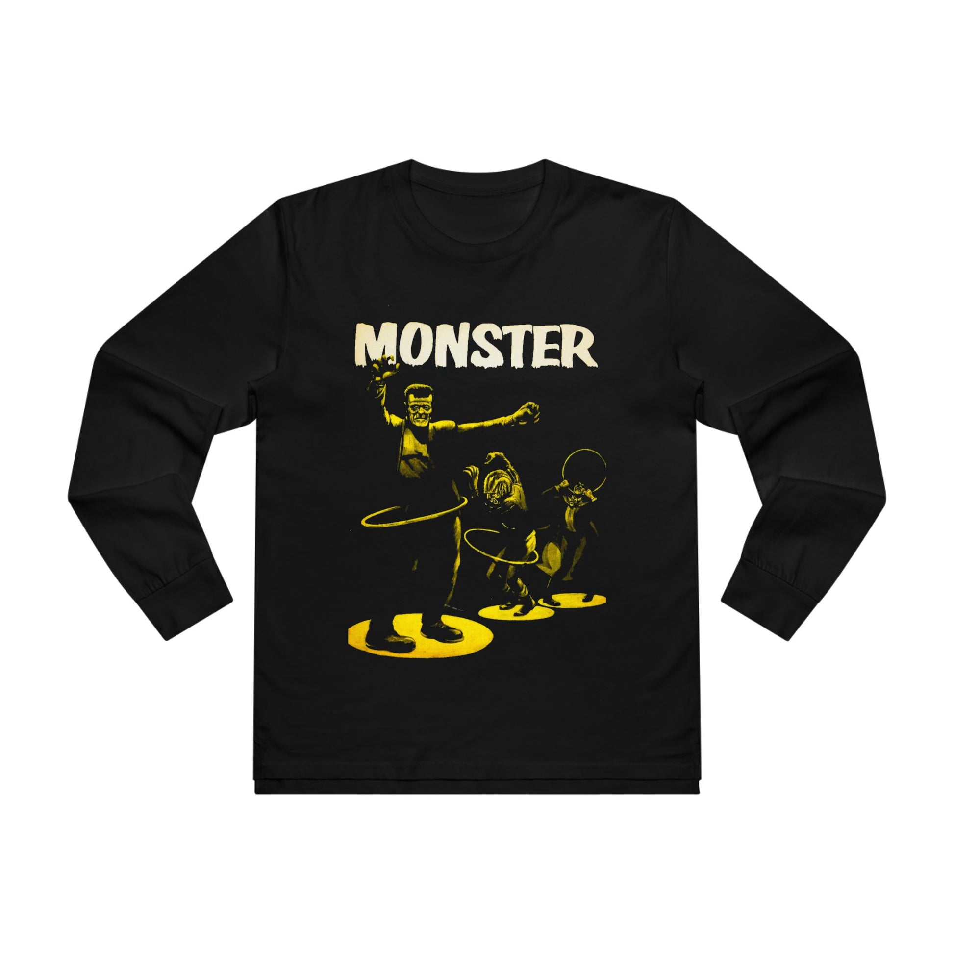Frankenstein's Monster Long Sleeve T-Shirt - Retro Au Go Go