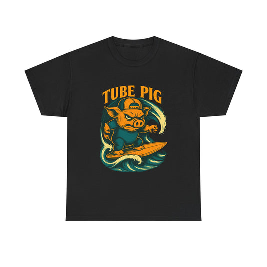 Tube Pig T-shirt - Retro Au Go Go