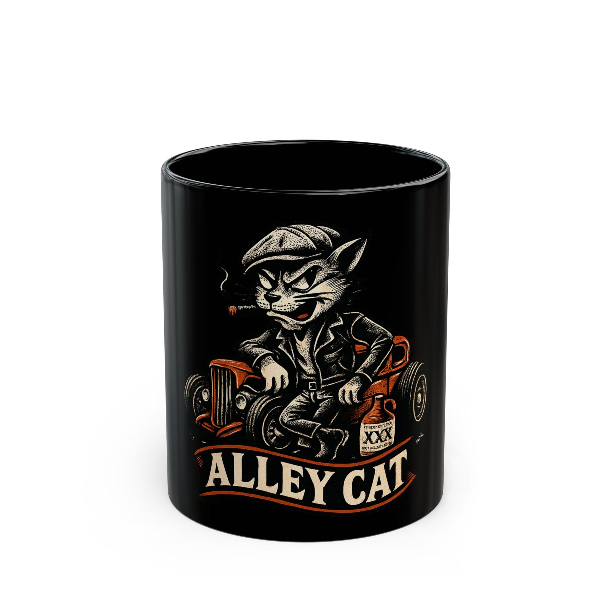 Alley Cat Coffee Tea Mug - Retro Au Go Go