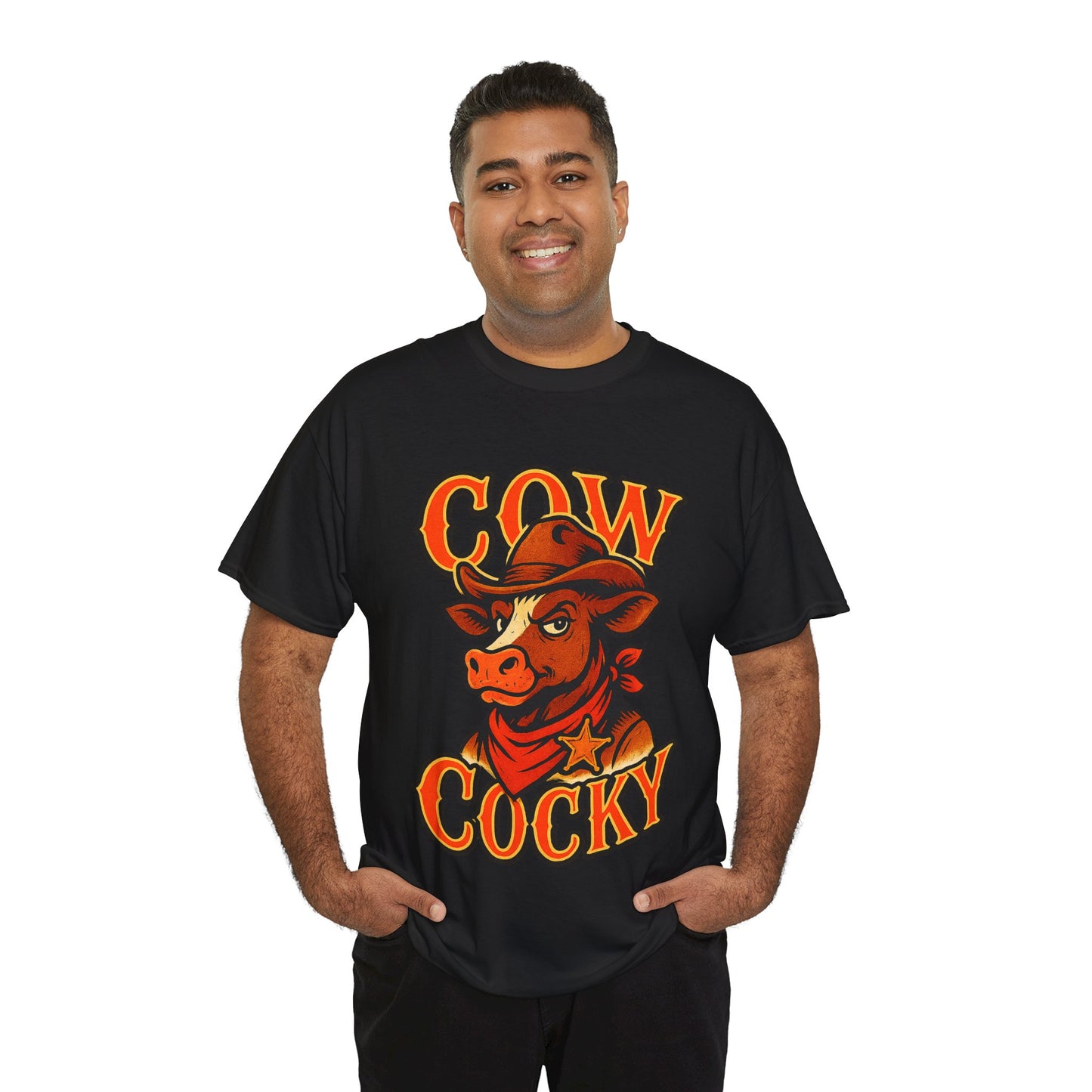 Cow Cocky T-Shirt - Retro Au Go Go
