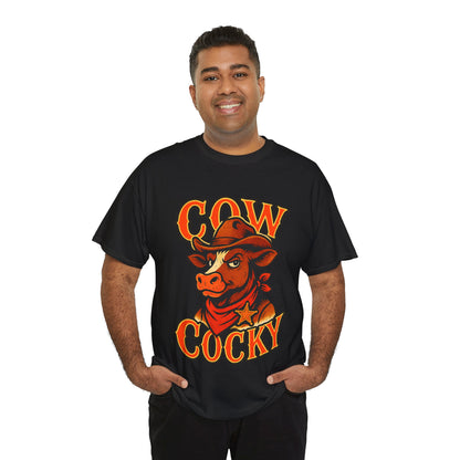 Cow Cocky T-Shirt - Retro Au Go Go
