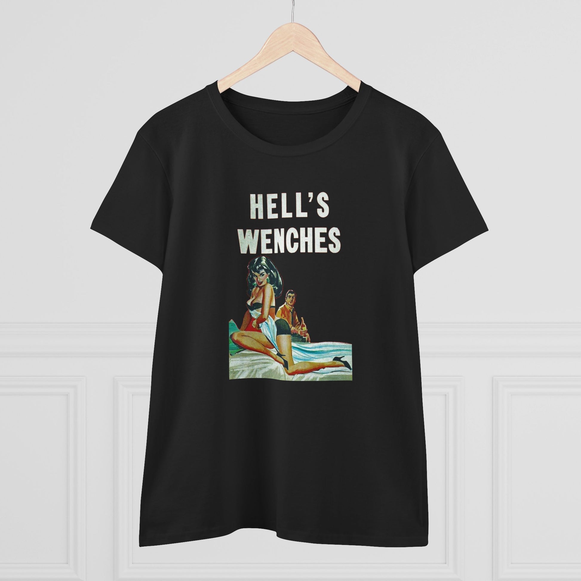 Hell's Wenches Womens T-shirt - Retro Au Go Go