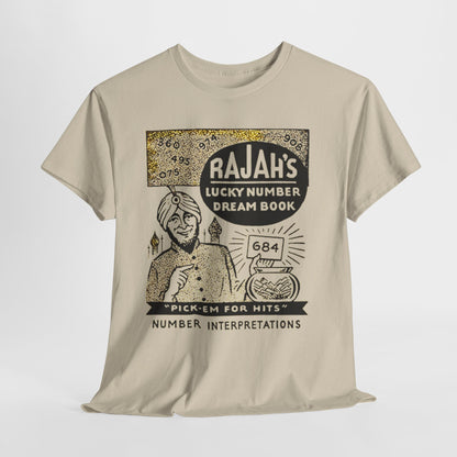 Rajah’s Lucky Number Dream Book T-Shirt - Retro Au Go Go