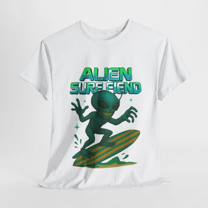 Alien Surf Fiend T-shirt - Retro Au Go Go