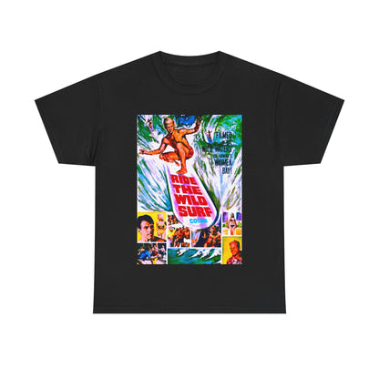 Ride The Wild Surf T-shirt - Retro Au Go Go