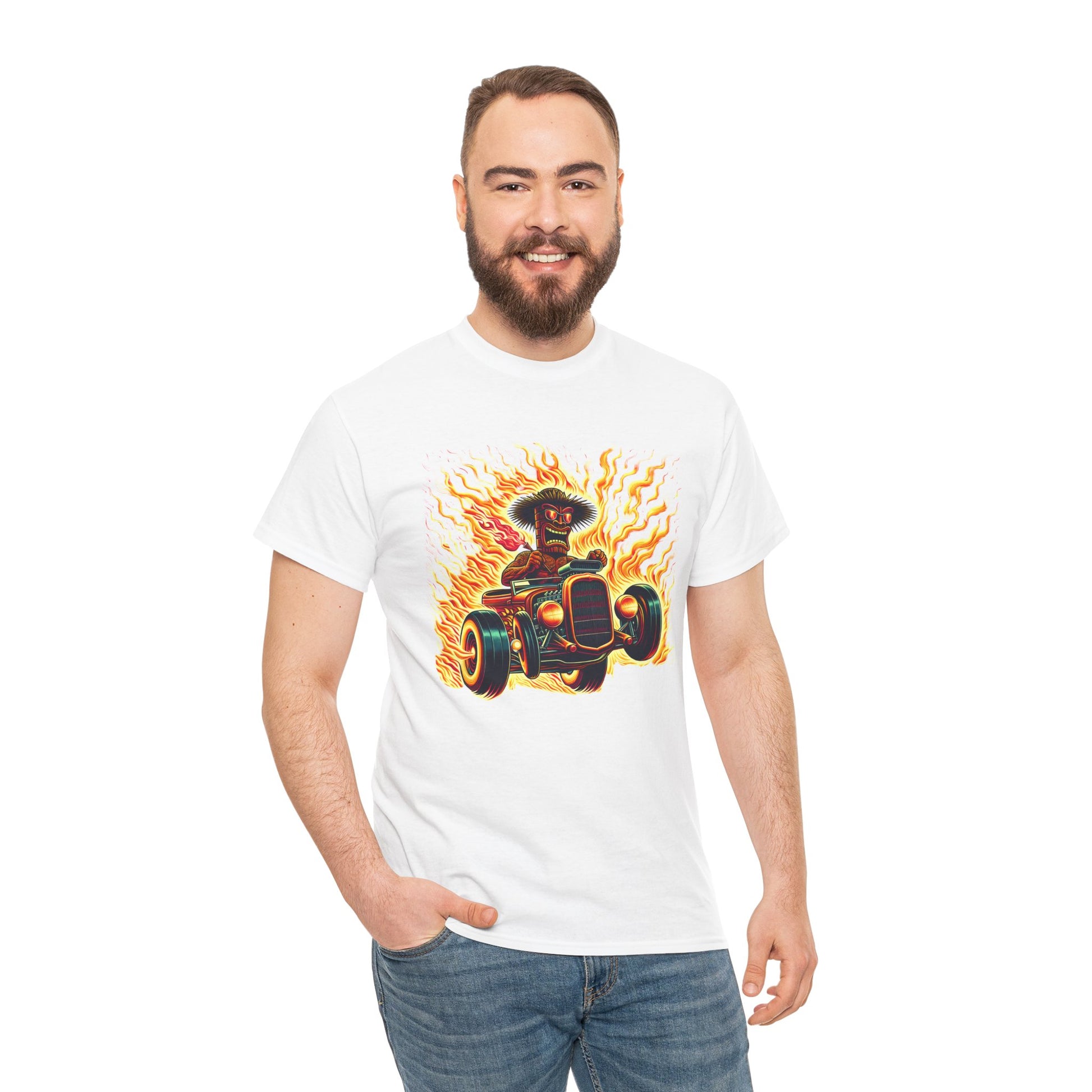 Tiki Hotrodder T-shirt - Retro Au Go Go