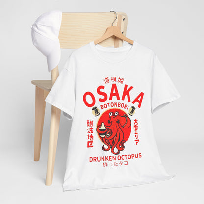 Osaka Drunken Octopus T-Shirt - Retro Au Go Go