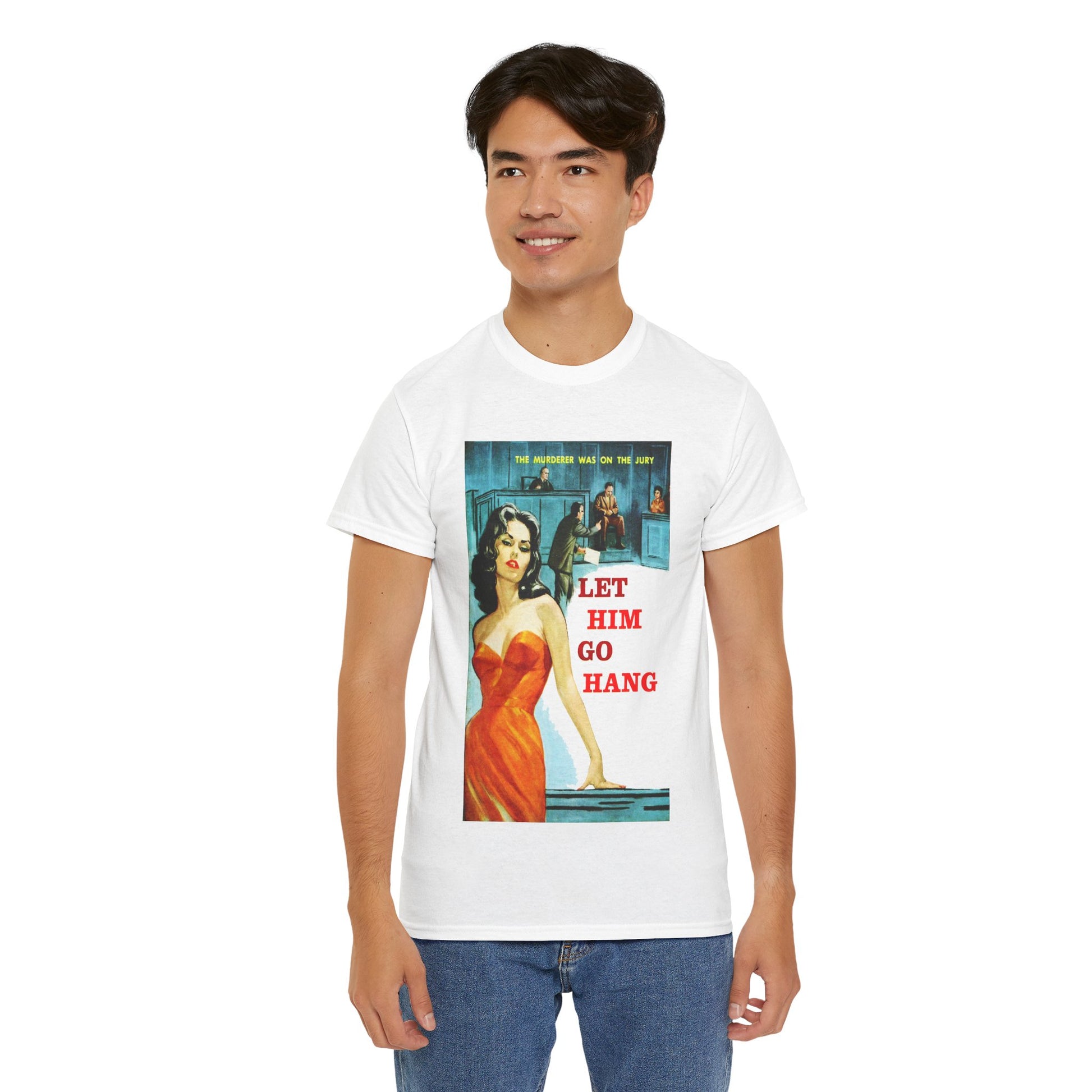 Let Him Go Hang T-shirt - Retro Au Go Go