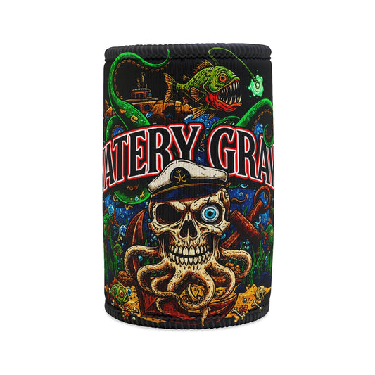Watery Grave Stubby Cooler - Retro Au Go Go
