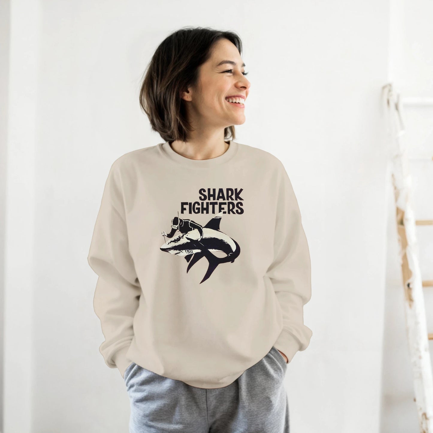 Classic Unisex Crewneck Sweatshirt | Gildan® 18000 - Retro Au Go Go