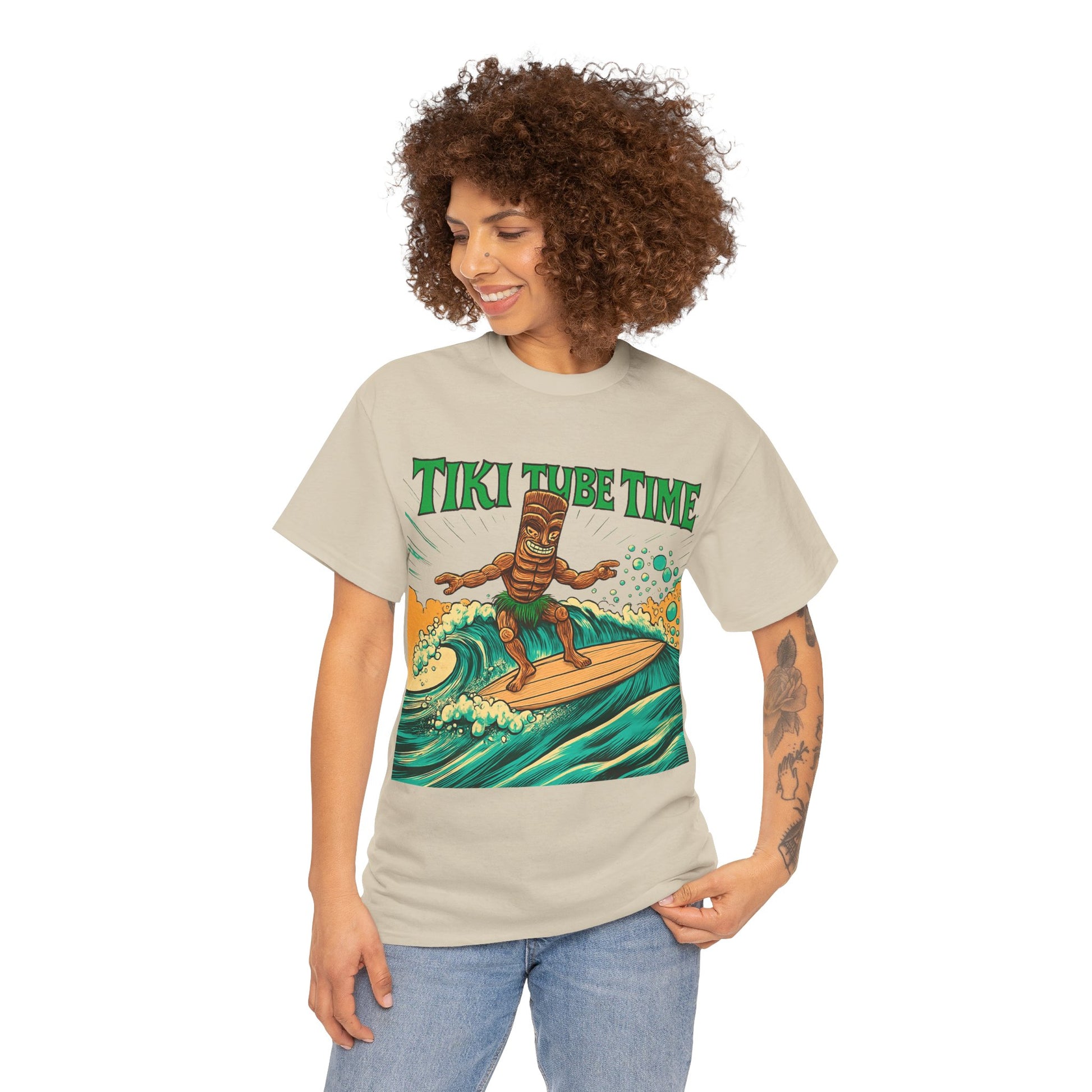 Tiki Tube Time T-shirt - Retro Au Go Go